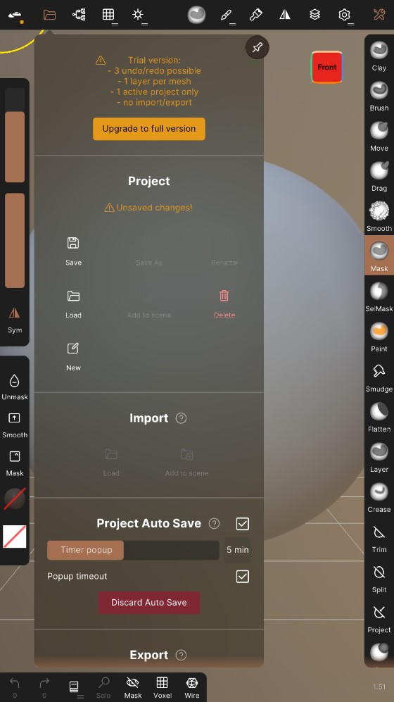 Nomad3D建模app官方版截屏3