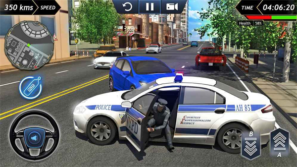 犯罪城警车模拟器免费版截屏1